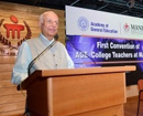 Dr H S Ballal inaugurates the First Convention of Academy of General Education College Teachers at M